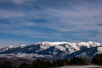Fototapeta premium snow covered mountains