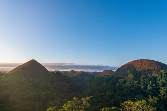 landscape of the mountains