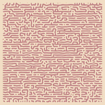 Abstract old rose turing pattern. Chemical morphogenesis concept. Vector illustration