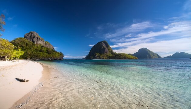 Vanilla Beach Near El Nido Palawan Philippines