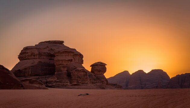 Detail Of Desert Rock Formations In Wadi Hitan Egyp