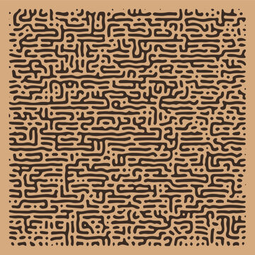 Abstract turing pattern design. Chemical morphogenesis concept. Vector illustration