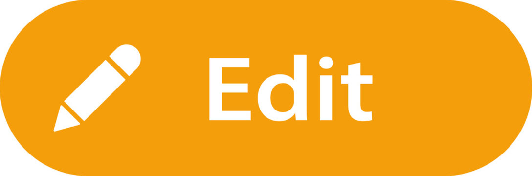 pencil eraser editing icon isolated on transparent background