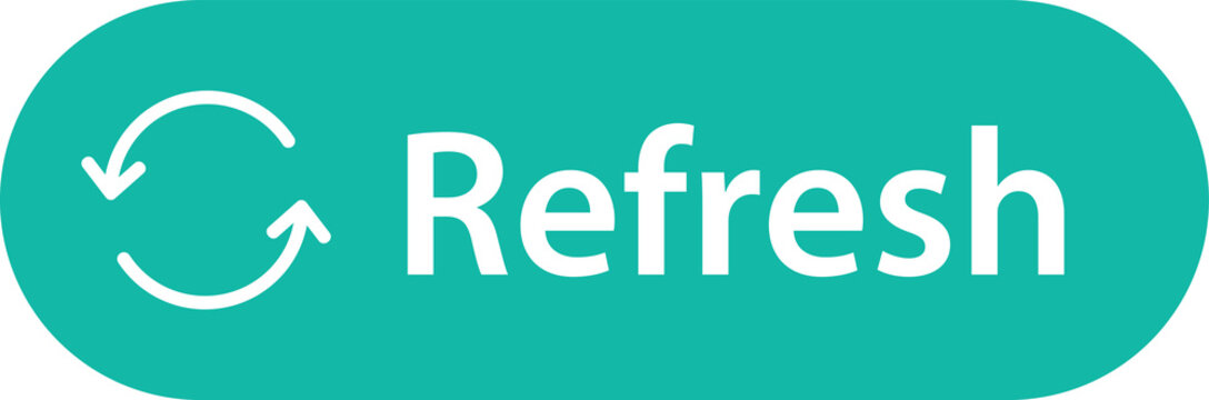 refresh button icon with circular arrows isolated on transparent background