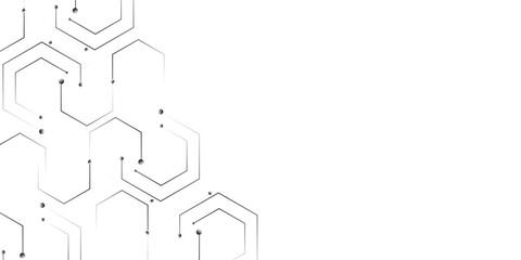 Obraz premium Molecular structure abstract tech background. Hi tech digital connect, communication vector. White technology background digital systems Hi-tech technology pattern. skeletal formula of cannabinol.