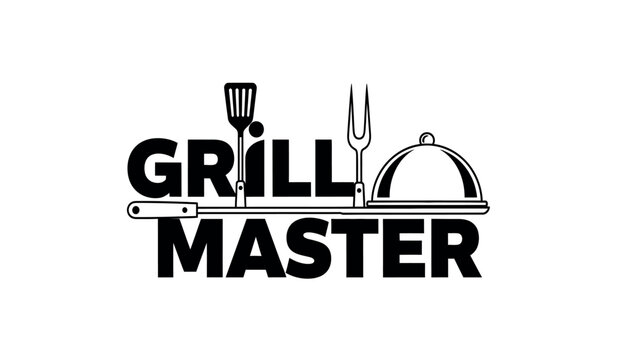 Grill master a culinary emblem of barbecue cooking and outdoor dining