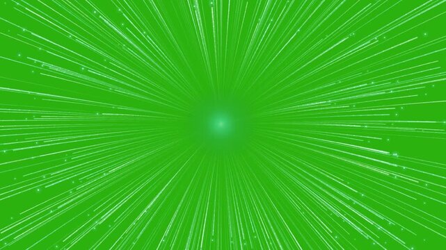 Blue Color Particles Explosion in High Speed Green Screen Background 4k Video
