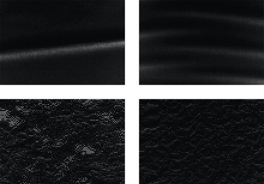 Stippled dot texture with wave motion effect series.