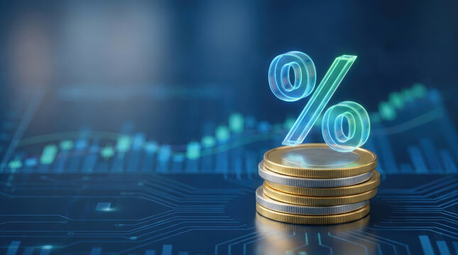Interest rate hike concept inflation economy monetary policy finance