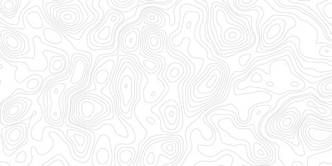Topographic map background geographic line map with elevation assignments. Modern design with White background with topographic wavy pattern design.paper texture Imitation of a geographical map shades © Sajjad
