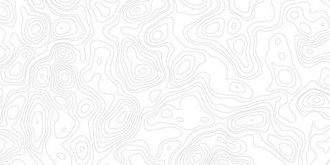 Topographic map background geographic line map with elevation assignments. Modern design with White background with topographic wavy pattern design.paper texture Imitation of a geographical map shades © Sajjad