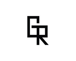 Obraz premium GR Logo Design
