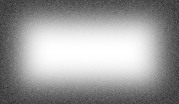 rectangle  of dark black grainy noise vignette border edge frame with soft gradient shadow overlay isolated on transparent background useful for elements of old vintage photo borders or video effect 