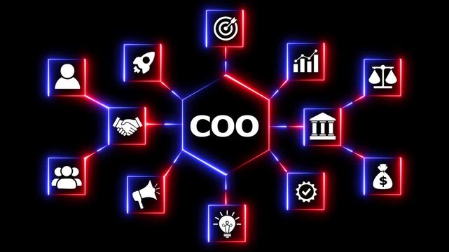 abstract background with coo 