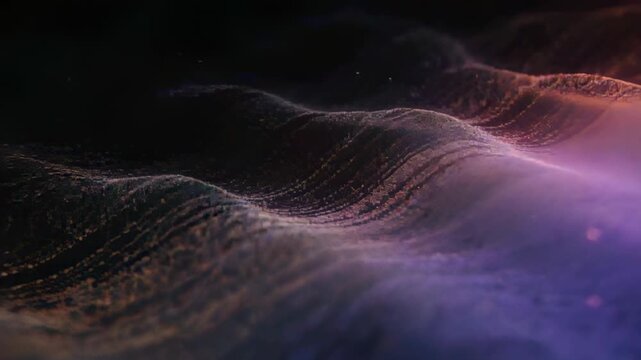 Shifting crest on glowing particle wave field guiding spark lift and dispersal in dark void