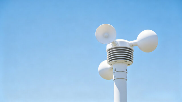 Smart weather station anemometer