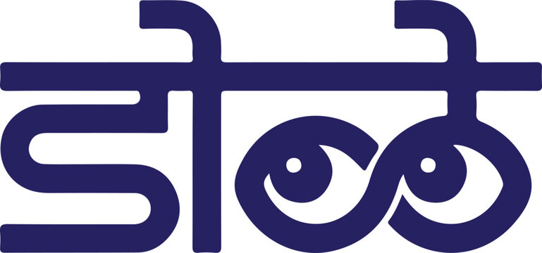 Dhak Bengali Typography Festival Lettering Vector Illustration