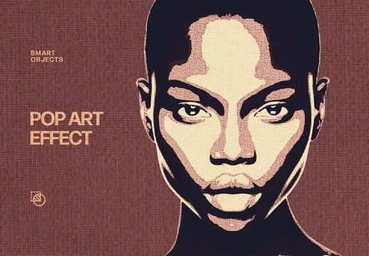 Pop Art Photo Effect &ndash; Duotone Printer for Album Cover & Social Media (PSD)