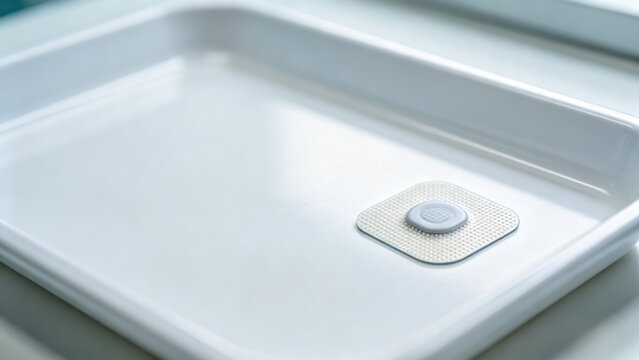 Continuous glucose monitor sensor patch