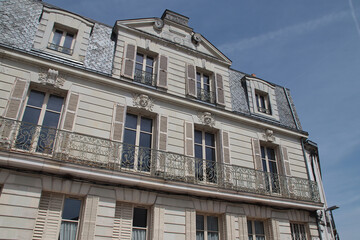 Fototapeta premium habitation building in ancenis in france 