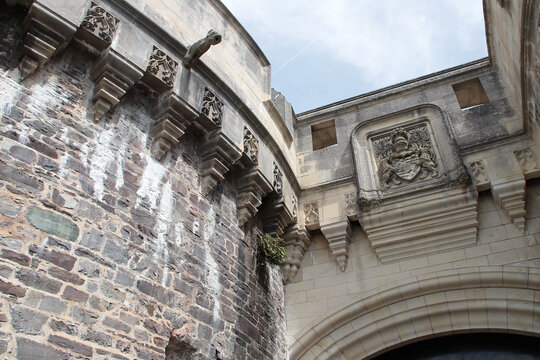 medieval castle in ancenis in france 