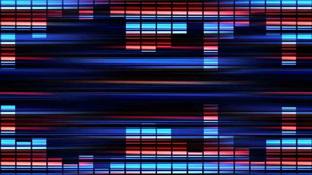 Seamless Music Equalizer Animation, Radio Frequency Concept, Loop
