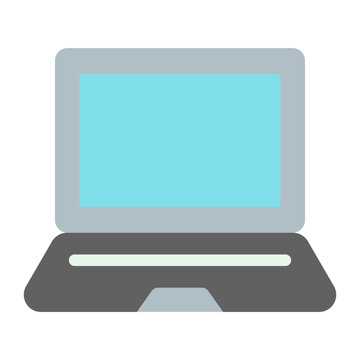Laptop Vector Flat Icon Design