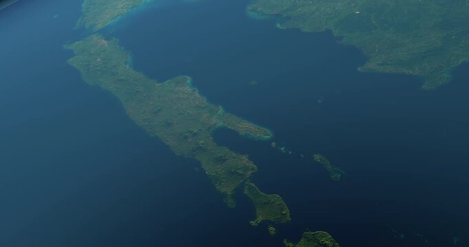 Java island from space