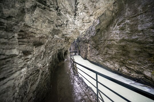 Aare Gorge at Haslital valley or Hasli Valley, Berner Oberland, Meiringen, Canton of Bern, Switzerland