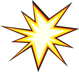 Fototapeta premium Comic Explosion Effect 