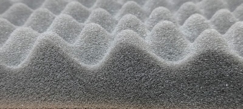 acoustic soundproofing foam used to control and reduce unwanted noise and echoes in various spaces.