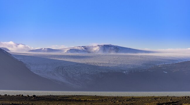 Langj&ouml;kull and Hvitarvatn, Kjalvegur (F35), Su&eth;urland, Iceland