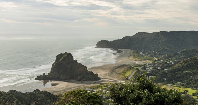 Piha Beach, near Auckland, North Island, New Zealand