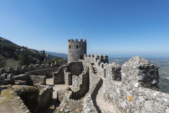 Castelo dos Mouros, Castle of the Moors, Sintra, Portugal