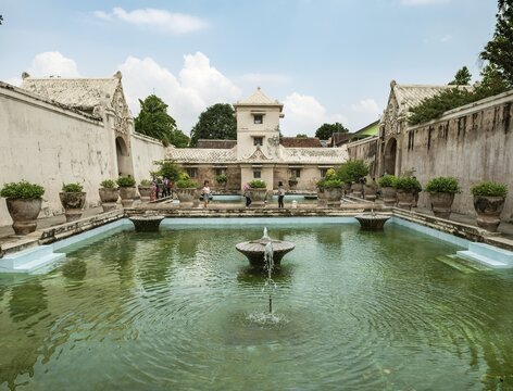 Fountains and Pools, Water Castle, Kraton, Daerah Istimewa Yogyakarta, Java Tengah, Indonesia