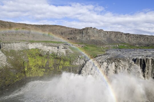 Hafragilsfoss, Joekuls&aacute; &aacute; Fjoellum river, Joekuls&aacute;rglj&uacute;fur National Park, Iceland, Europe