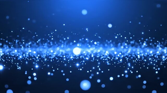 A bright winter wallpaper design featuring blue water drops on a window with bokeh Christmas lights, glowing snowflakes, and glittery star patterns for a festive holiday background
