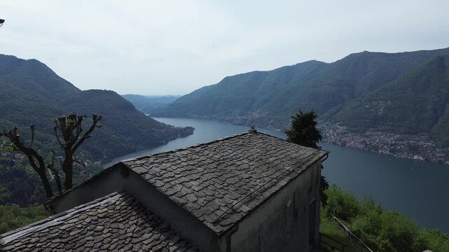 The church of Madonna del Soldo on Lake Como