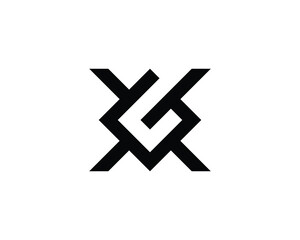 Fototapeta premium GX XG Logo Design