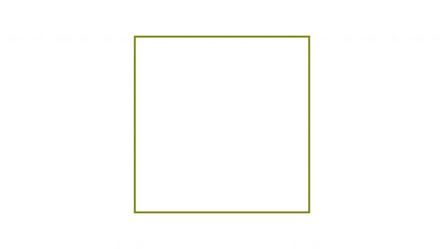 Clean animated green puzzle piece icon appearing inside a thin square frame on a white background