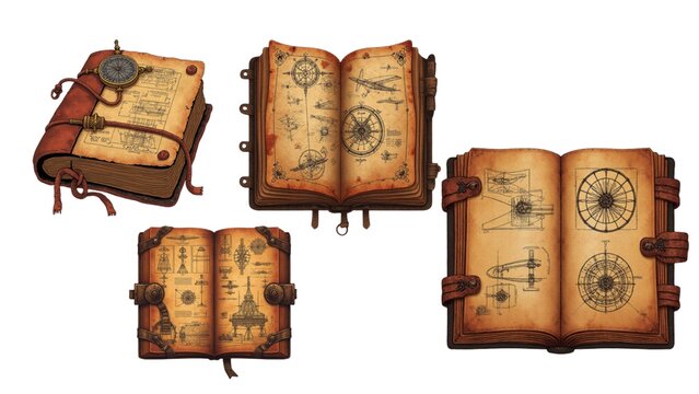 old antique books