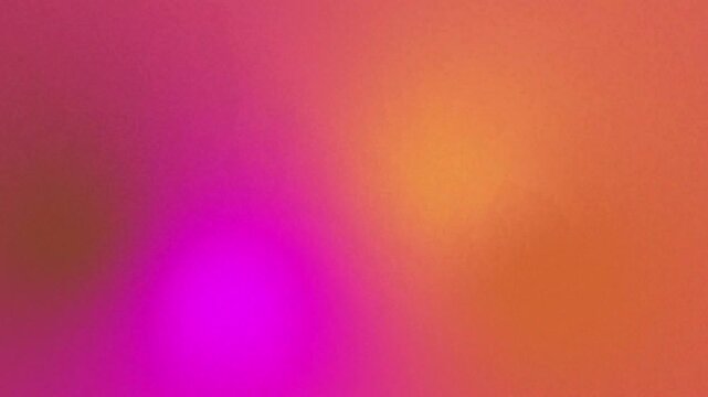 Abstract colorful liquid blur animation with retro film noise and soft glow