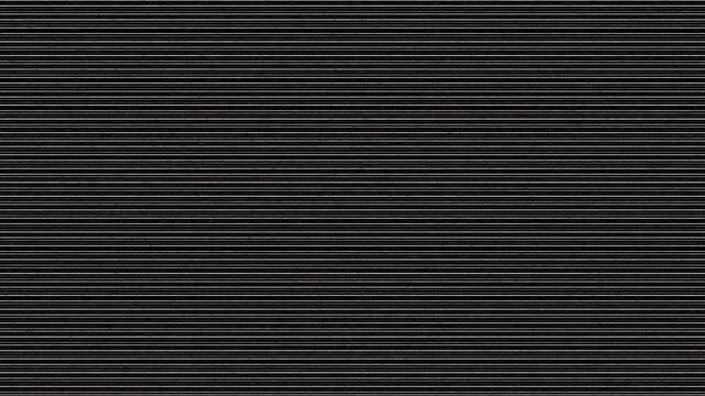 Seamless looping vhs noise distortion overlay on black background for retro video effect