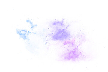 Blue Nebula Galaxy Outer Space Overlay Isolated © Mas Water