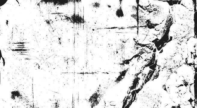 Black image asset for grunge overlays, masks, wallpapers, backgrounds, and textures. It shows wear and tear like scratches, dirt, peeling, scuffing, and deterioration from aging. Includes 8K UHD. PNG