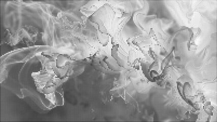 Fototapeta premium Abstract black and white halftone dotted texture background