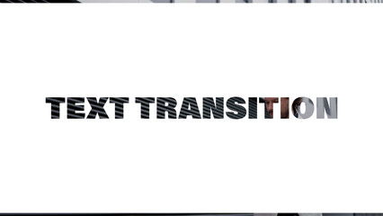 Text Transition Template