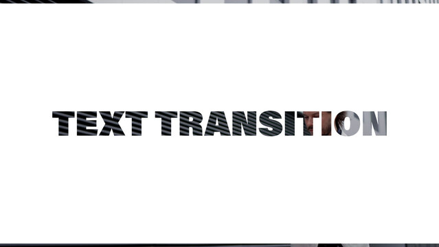 Text Transition Template