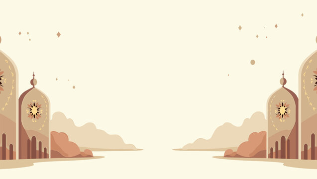 A warm and inviting illustration of a desert scene with cacti and a bright sun. Perfect for travel blogs, southwestern themes, or adding a touch of tr