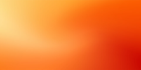 Warm orange yellow red gradient background. Autumn colored blurred wallpaper. Fall smooth gradation backdrop for banner, poster, leaflet, brochure, booklet. Vector abstract fiery template overlay © muhammad